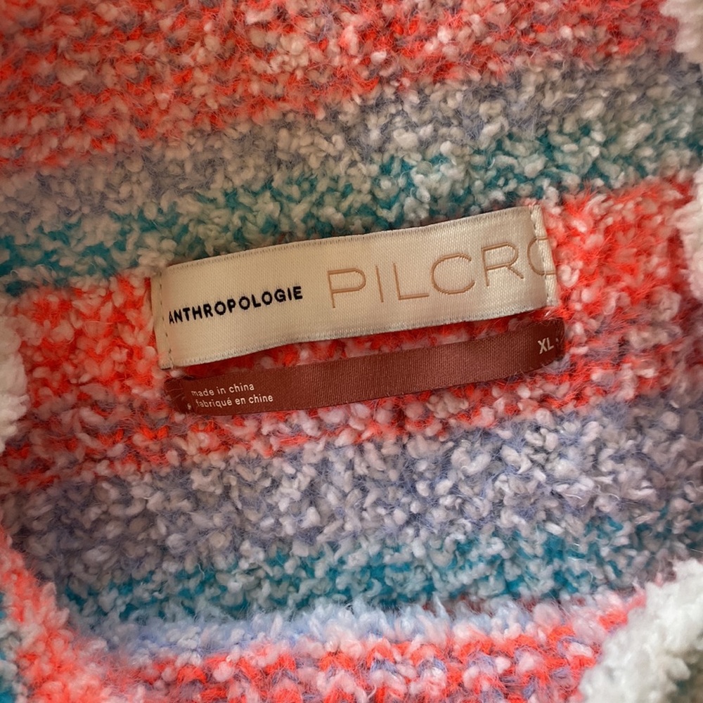 Pilcro Vibrant Zigzag Cowl Neck Sweater - Picture 5 of 8
